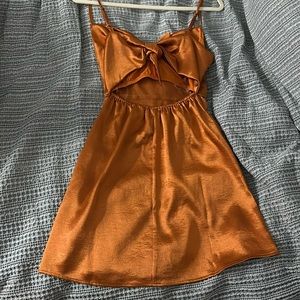 Wild fable silk mini dress adult xs